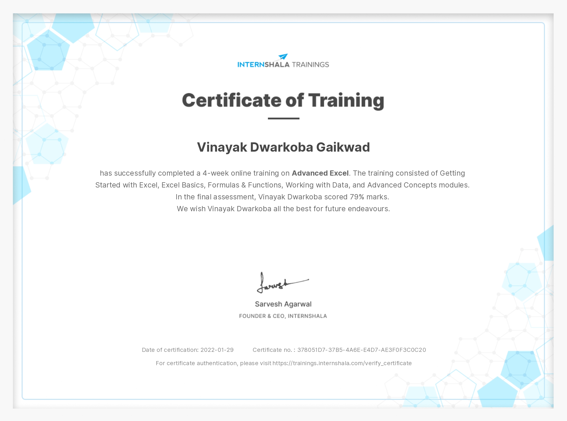 Vinayak Gaikwad